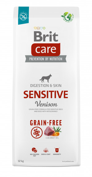BRIT Care Sensitive Venison - suché krmivo pro psy - 12 kg