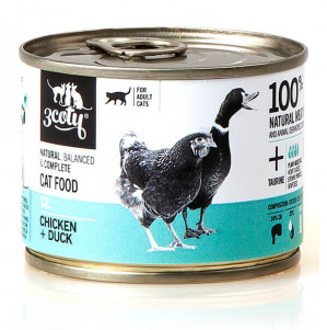 3COTY 12. Chicken with duck - mokré krmivo pro kočky - 180g