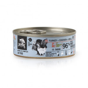 3COTY Turkey with chicken and krill Senior - mokré krmivo pro kočky - 80g