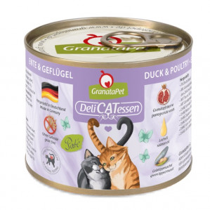 GRANATAPET DeliCATessen Duck and poultry - mokré krmivo pro kočky - 200g