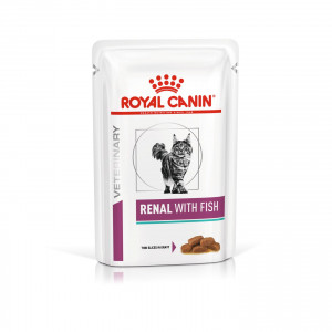ROYAL CANIN Renal with Fish - mokré krmivo pro kočky - 12x85 g