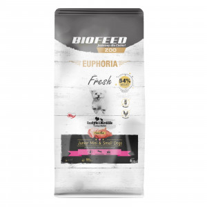 BIOFEED Euphoria Fresh Junior Mini & Small Turkey with rabbit - suché krmivo pro psy - 8kg