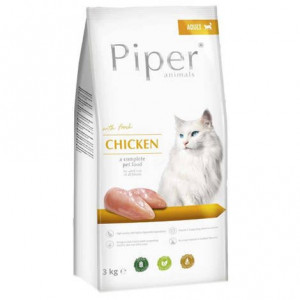 DOLINA NOTECI Piper Animals with chicken - Suché krmivo pro kočky - 3 kg 