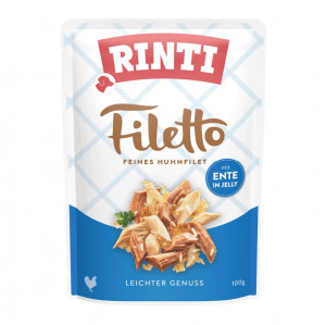 RINTI Filetto Chicken fillet with duck - vlhké krmivo pro psy - 100g