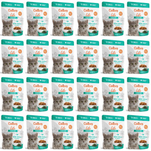 CALIBRA Cat Life pouch Sterilised Salmon in gravy - mokré krmivo pro kočky - 24x85g