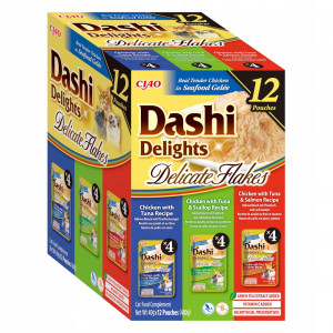 INABA Dashi Delights Delicate flakes Tuna mix - mokré krmivo pro kočky - 12x40g