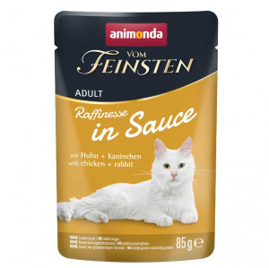 ANIMONDA Vom Feinsten Raffinesse in sauce Chicken with rabbit - mokré krmivo pro kočky - 85g