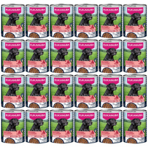 EUKANUBA Life Care Senior Bohatá na hovězí a dýni - vlhké krmivo pro psy - 24x400g