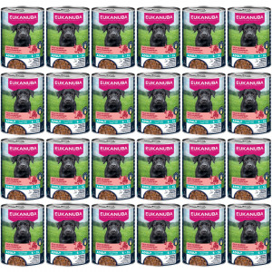 EUKANUBA Life Care Bohatá na hovězí a dýni - mokré krmivo pro psa - 24x400g