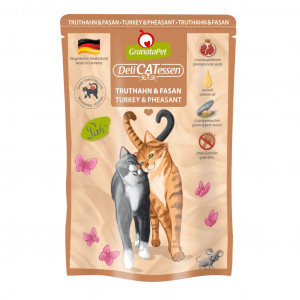 GRANATAPET DeliCATessen Turkey and pheasant - mokré krmivo pro kočky - 85g