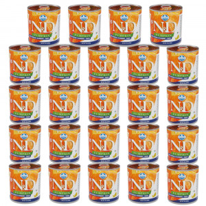 FARMINA N&D Pumpkin Dog Lamb, Pumpkin, Blueberry Puppy – mokré krmivo pro štěňata – 24x285g