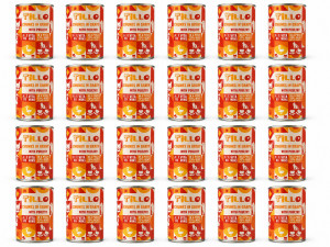 TILLO Kousky v omáčce s drůbežím - mokré krmivo pro kočky - 24x415 g