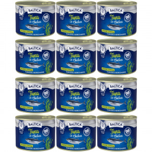 BALTICA Excellent Tuňák s kuřecím masem - mokré krmivo pro kočku - 12x185g