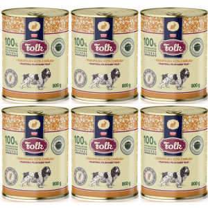 FOLK Staropolská hostina z králíka – mokré krmivo pro psy – 6×800g