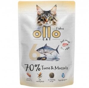 OLLO Cat No. 6 Tuna and mussels - mokré krmivo pro kočky - 85g