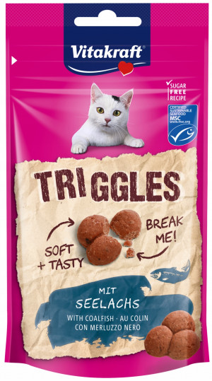 VITAKRAFT Triggles Coalfish - pamlsek pro kočky - 40g