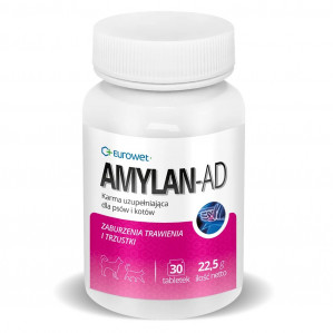 EUROWET Amylan-Ad - doplňky stravy pro psy a kočky - 30 tablet