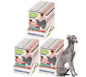 ANIMAL ISLAND Everyday monoproteinové krůtí - mokré krmivo pro psy - 27x300g