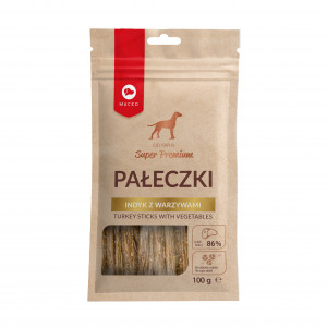 MACED Turkey sticks with vegetables - pochoutka pro psy - 100g