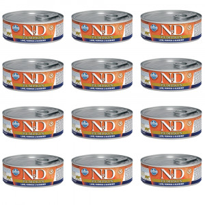 FARMINA N&D Pumpkin Lamb, Pumpkin & Blueberry – mokré krmivo pro kočky – 12x70 g