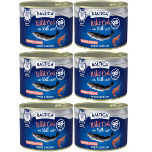 BALTICA Excellent Treska s krilem Light - mokré krmivo pro kočku - 6x185g
