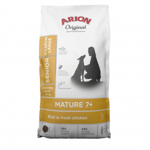 ARION Original Senior Mature 7+ Medium & Large Chicken Mono - suché krmivo pro psy - 12kg