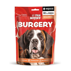 PAN MIĘSKO Beef Burgers - pamlsek pro psa - 100g