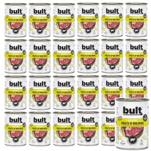 BULT Rich in beef - vlhké krmivo pro psy - 24x400g