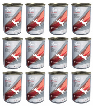 TROVET Renal & Oxalate RID s kuřecím masem – mokré krmivo pro psy – 12×400 g