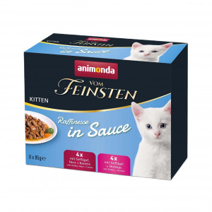 ANIMONDA Vom Feinsten Kitten Raffinesse in sauce - mokré krmivo pro kočky - 8x85g