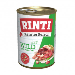 RINTI Kennerfleisch Venison - vlhké krmivo pro psy - 400g