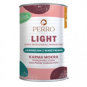 PERRO Light Lamb with vegetables - vlhké krmivo pro psy - 400g