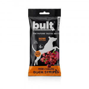 BULT Tasty Strips Superfoods duck - pamlsek pro psy - 6ks