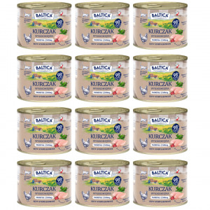 BALTICA Chuť regionů Mono Kuře - mokré krmivo pro kočky - 12x185g