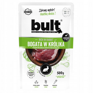 BULT Rich in rabbit - vlhké krmivo pro psy - 500g