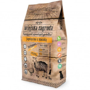 WIEJSKA ZAGRODA Jehněčí s kachnou S – suché krmivo pro psa - 9kg