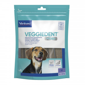 VIBRAC Veggiedent Fresh M - pamlsek pro psa - 352,5g