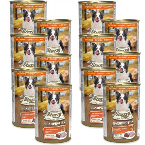STUZZY Monoprotein Krůta – mokré krmivo pro psy – 12x400g