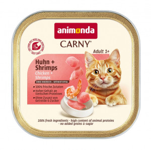 ANIMONDA Carny Adult Chicken and shrimp - mokré krmivo pro kočky - 85g