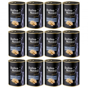 DOLINA NOTECI Premium Sterilised Bohatá na perličku – mokré krmivo pro kočky – 12×400 g