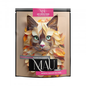 MAU Air dried Sterilised Lamb with chia seeds and mint - suché krmivo pro kočky - 700g