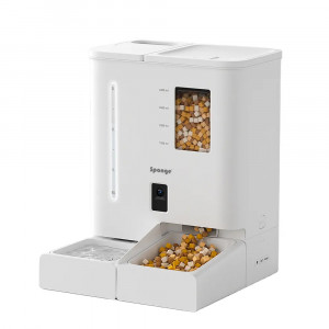 SPONGE Pet Feeder Smart Dual - nádoba na potraviny - inteligentní dávkovač krmiva pro zvířata – 5l