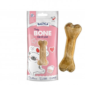 BALTICA Tasty bone for my love Beef tripe - pamlsek pro psa - 12cm