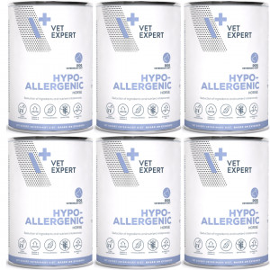 VETEXPERT Hypoallergenic Kůň Mono - vlhké krmivo pro psy - 6x400g