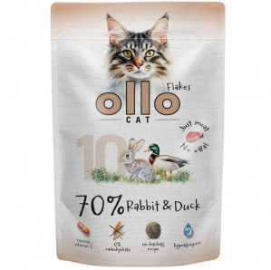 OLLO Cat No. 10 Rabbit and duck - mokré krmivo pro kočky - 85g