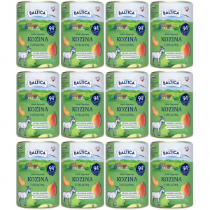 BALTICA Chutě regionů Kozí maso s telecím - mokré krmivo pro psy - 12x400g