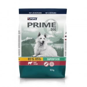 PUPIL Prime Rich in beef with vegetables - suché krmivo pro psy - 10kg