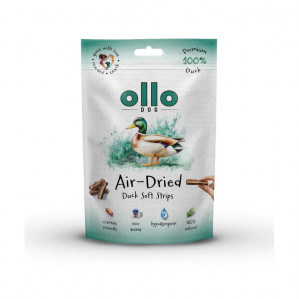 OLLO Air-Dried Duck strips - pamlsek pro psa - 80g
