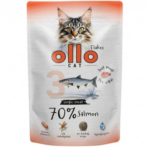 OLLO Cat No. 3 Salmon Mono - mokré krmivo pro kočky - 85g