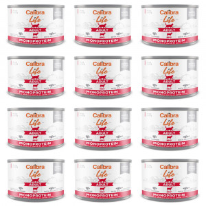 CALIBRA Cat Life Adult Beef - mokré krmivo pro kočky - 12x200g